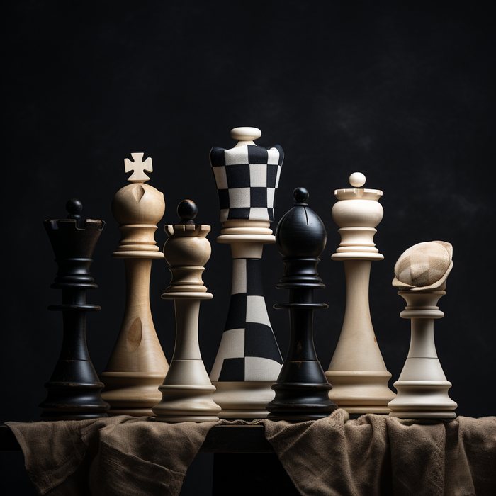 Pièces d'échecs de tournoi