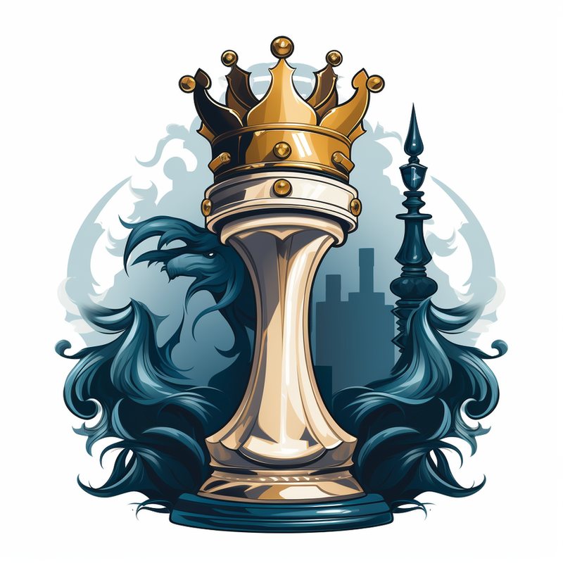 Illustration du roi couronné